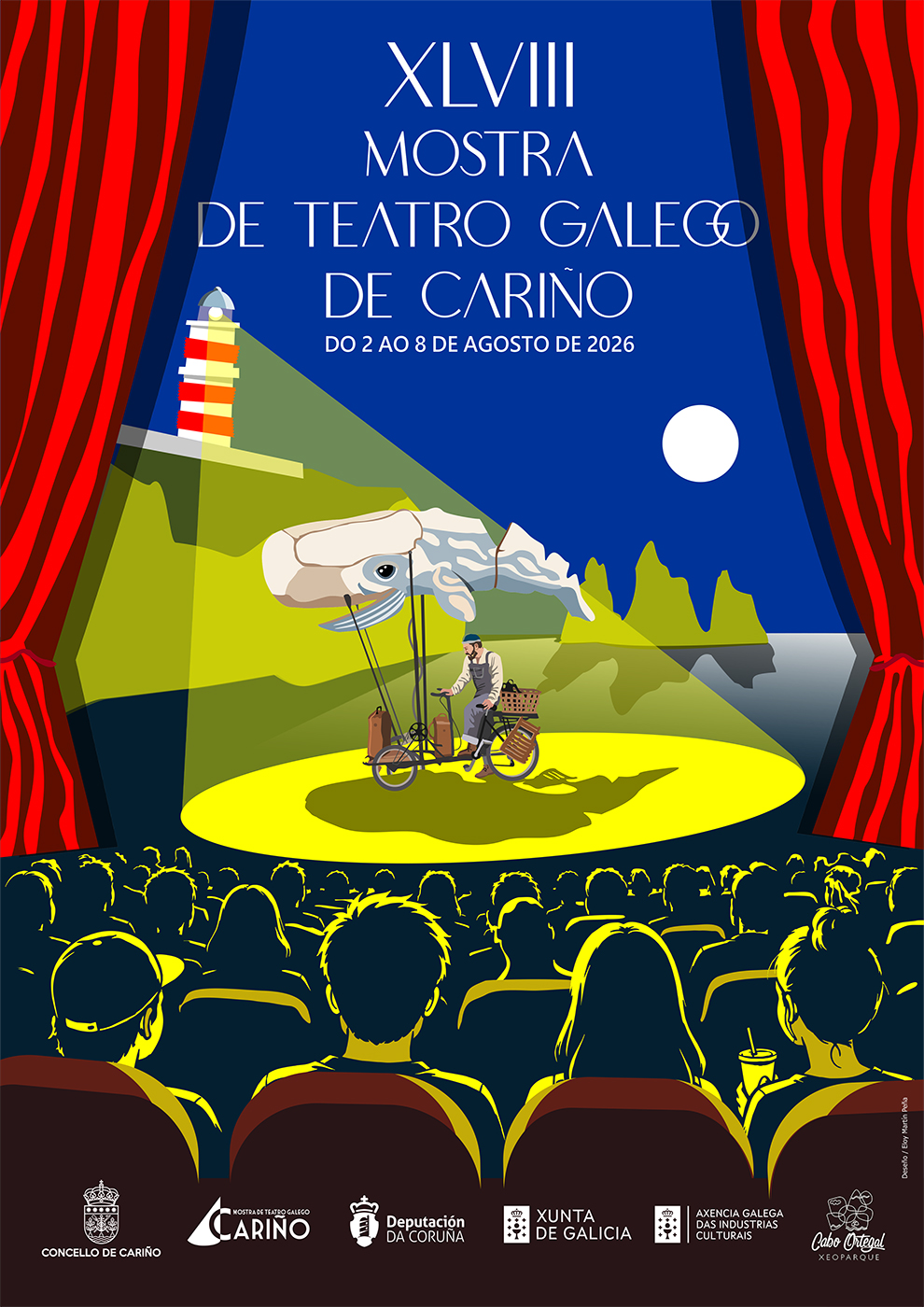 Cartel Mostra Teatro Galego de Cariño 2026
